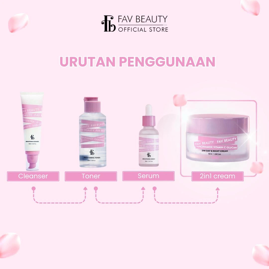 FAV BEAUTY 2in1 Brightening Day and Night Cream