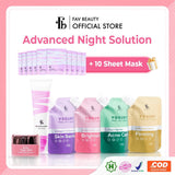 [Get Free Gift] FAV Beauty Paket Skincare Malam | Advanced Night Solution | All Variant Peel Off Mask + Cleanser + Moisturizer