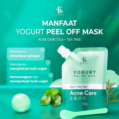 [Get Free Gift] FAV Beauty Bundling Clear and Protect | Yogurt Peel Off Mask Skin Barrier + Yogurt Peel Off Mask Acne Care