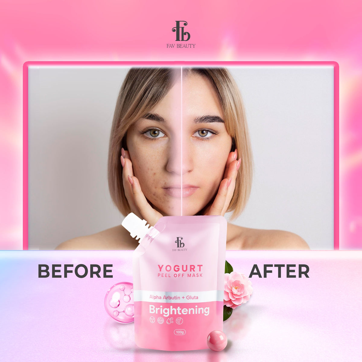 FAV Beauty Yogurt Brightening Peel Off Mask