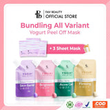[Get Free Gift] FAV Beauty Bundling All Variant Yogurt Peel Off Mask | Brightening Acne Care Skin Barrier Firming
