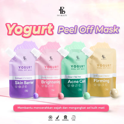 [Get Free Gift] FAV Beauty Bundling All Variant Yogurt Peel Off Mask | Brightening Acne Care Skin Barrier Firming