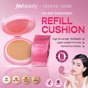 Fav Beauty Airy SunScreen Cushion SPF 35+ Refill | Cushion Refill Isi Ulang