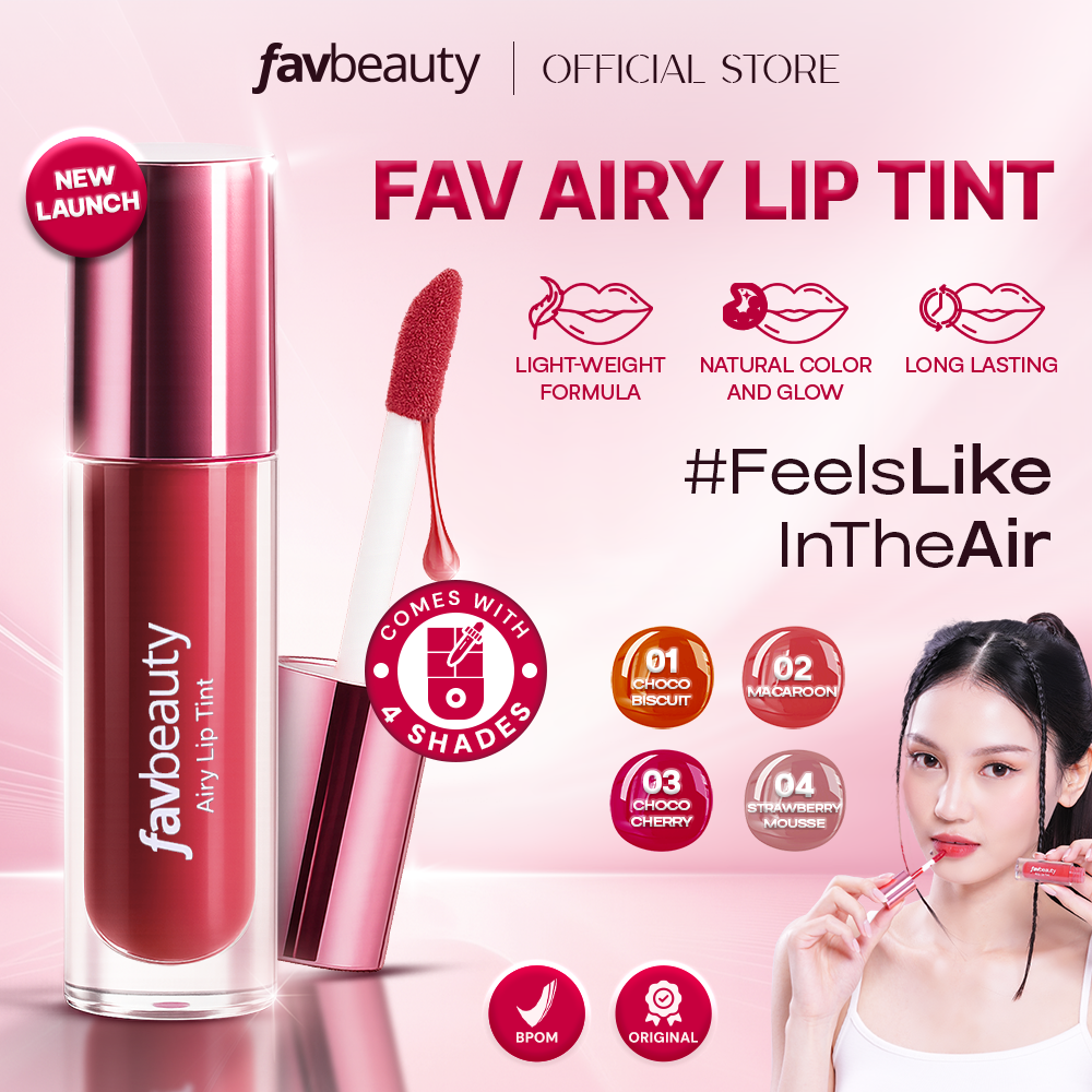 Fav Beauty Airy Lip Tint Glossy Finish | Long Lasting Waterproof #FeelsLikeInTheAir