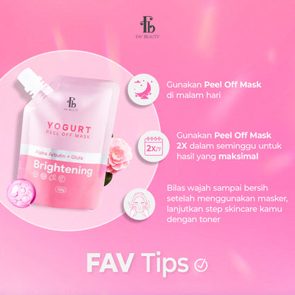 FAV Beauty Yogurt Brightening Peel Off Mask
