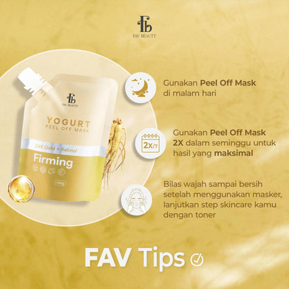 FAV Beauty Yogurt Firming Peel Off Mask