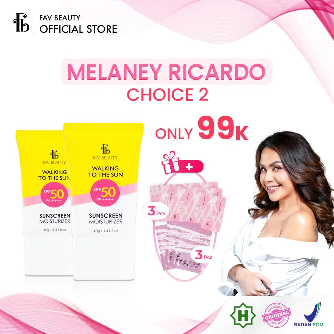 [Melaney Choice 2] FAV Beauty 2 Pcs Sunscreen + 3 Pcs Bright To Go & 3 Pcs Brightening Masker