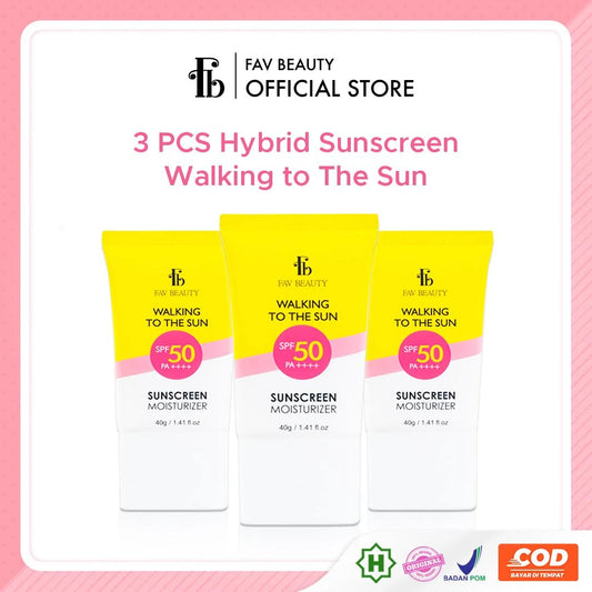 [Get Free Gift] [BUNDLING] FAV BEAUTY Sunscreen Hybrid SPF 50 PA++++