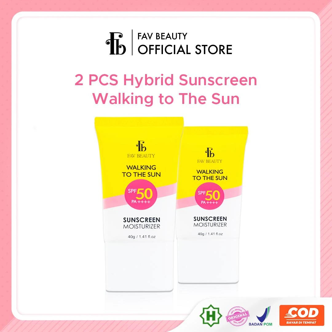 [Get Free Gift] [BUNDLING] FAV BEAUTY Sunscreen Hybrid SPF 50 PA++++